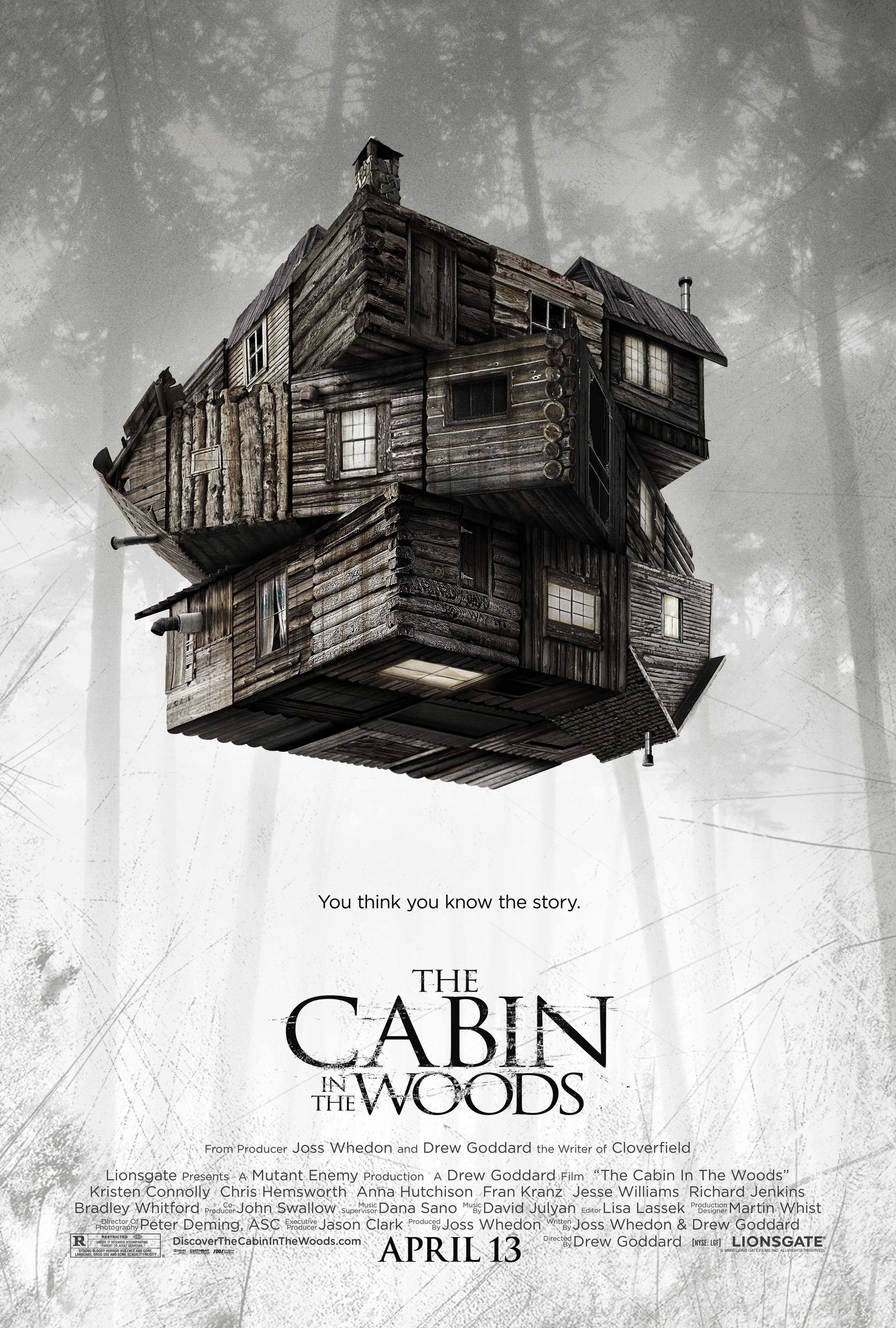 The Cabin in the Woods 2012 movie nude scenes